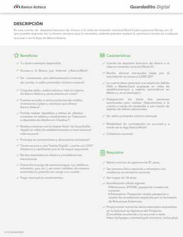 Ofertas de Bancos y Servicios en Cuajimalpa de Morelos | Guardadito Azteca de Banco Azteca | 3/10/2022 - 31/10/2022