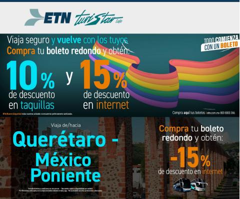 Ofertas de Viajes en San Luis Potosí | Ofertas Increíbles de Autobuses ETN | 9/6/2022 - 3/7/2022