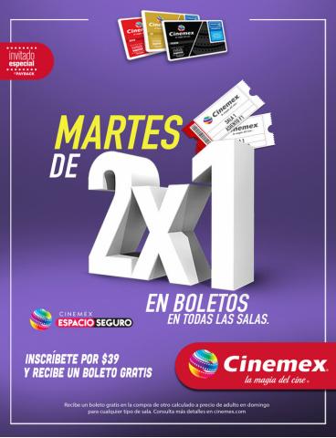 Catálogo Cinemex en Ciudad Benito Juárez | Ofertas Increíbles! | 12/9/2022 - 10/10/2022