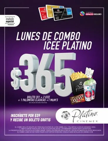 Catálogo Cinemex en Zacatecas | Promociones | 7/6/2023 - 30/6/2023
