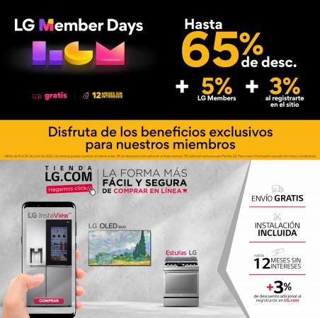 Ofertas de Electrónica y Tecnología en Hidalgo del Parral | Ofertas Increíbles! de LG | 23/6/2022 - 30/6/2022