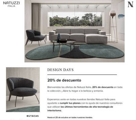 Catálogo Natuzzi en San Pedro Garza García | Design Days | 22/10/2021 - 25/10/2021