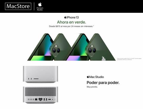 Ofertas de Electrónica y Tecnología en Ciudad de México | Ofertas Increíbles de MacStore | 4/5/2022 - 22/5/2022
