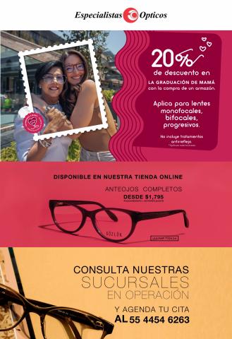 Ofertas de Ópticas en Ciudad de México | Ofertas Increíbles de Especialistas Ópticos | 19/5/2022 - 31/5/2022