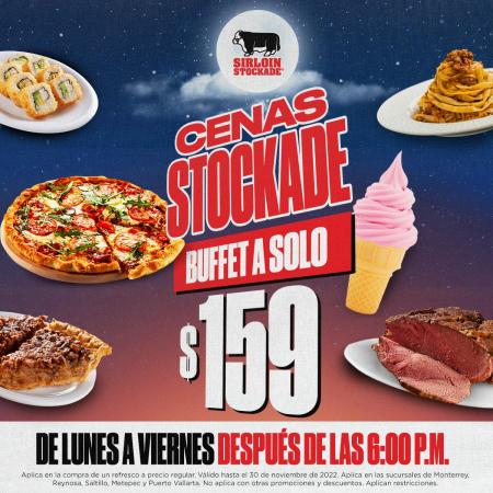 Ofertas de Restaurantes en Ciudad Benito Juárez | Promos Sirloin Stockade de Sirloin Stockade | 4/10/2022 - 30/11/2022