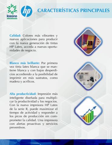 Catálogo Papelerías Lozano Hermanos en Aguascalientes | Impresoras HP Latex Serie R | 6/5/2022 - 31/5/2022