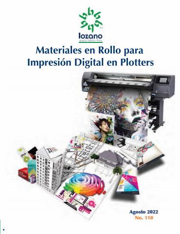 Catálogo Papelerías Lozano Hermanos en Azcapotzalco | Materiales en rollo para ploter | 9/8/2022 - 31/8/2022