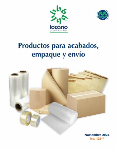 Catálogo Papelerías Lozano Hermanos en Cuauhtémoc (CDMX) | Catálogo de empaque y envío | 30/11/2022 - 30/11/2022