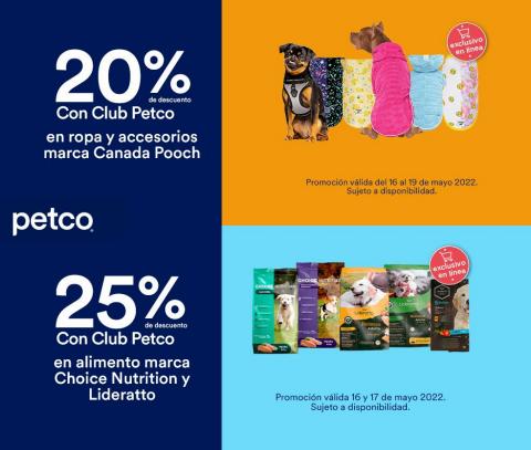 Catálogo Petco en Iztapalapa | Promos semanales | 16/5/2022 - 19/5/2022