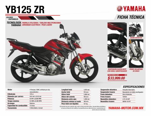 Ofertas de Autos, Motos y Repuestos en Gustavo A Madero | YB125 de Yamaha | 3/5/2022 - 31/7/2022