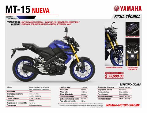 Catálogo Yamaha | Deportivas | 1/8/2022 - 31/12/2022
