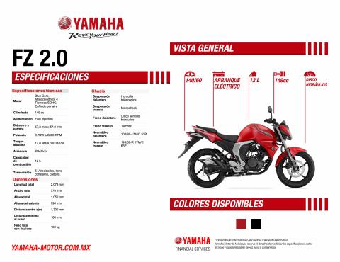 Catálogo Yamaha en Ciudad Obregón | Street | 1/8/2022 - 31/12/2022