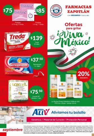 Catálogo Farmacias Zapotlan | Viva México | 7/9/2022 - 30/9/2022
