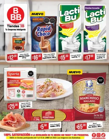 Catálogo Tiendas 3B en Zapopan | Volante General Junio | 1/6/2023 - 15/6/2023