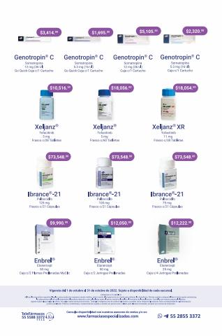 Catálogo Farmacias Especializadas | Boletin Octubre 2022 | 2/10/2022 - 31/10/2022
