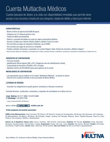Catálogo Multiva | Cuenta Multiactiva Médicos | 7/3/2022 - 6/6/2022