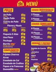 Catálogo El Pollo Loco en Coyoacán | Menú | 17/11/2022 - 31/1/2023