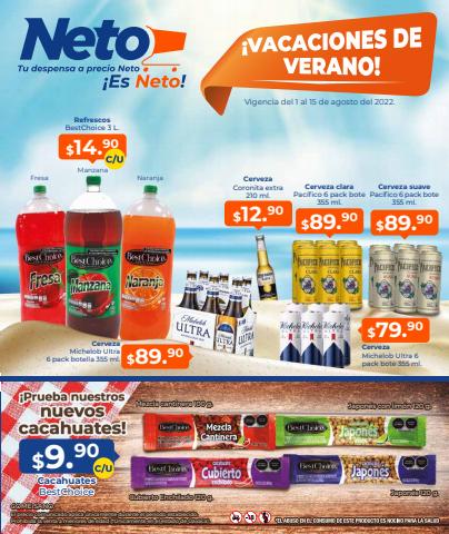 Ofertas de Hiper-Supermercados en Cárdenas (Tabasco) | Vacaciones de Verano de Tiendas Neto | 4/8/2022 - 15/8/2022