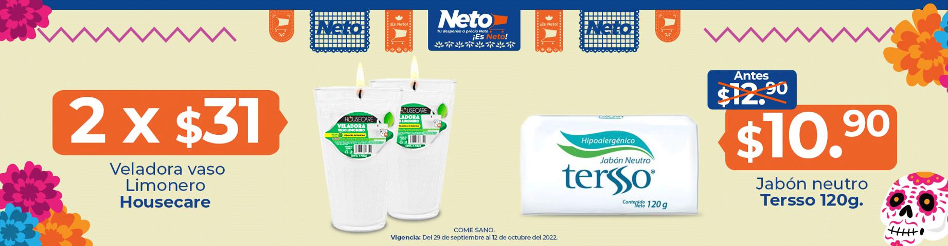 Ofertas de Hiper-Supermercados en Xochimilco | Ofertas Tiendas Neto de Tiendas Neto | 29/9/2022 - 2/10/2022