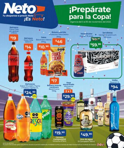 Ofertas de Hiper-Supermercados en San Cristóbal de las Casas | Ofertas Tiendas Neto de Tiendas Neto | 8/11/2022 - 30/11/2022