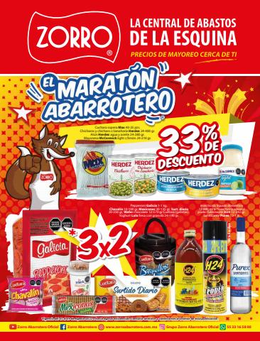 Ofertas de Hiper-Supermercados en Texcoco de Mora | El Maratón Abarrotero de Zorro | 3/8/2022 - 9/8/2022