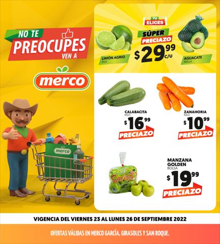 Catálogo Merco en San Pedro Garza García | Folleto Merco | 23/9/2022 - 26/9/2022
