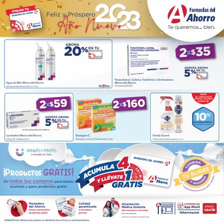 Catálogo Farmacias del Ahorro en Ciudad de México | Folleto Tradicional Enero 2023 | 31/12/2022 - 31/1/2023