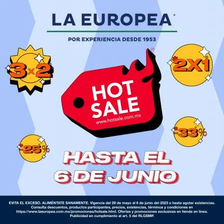 Catálogo La Europea en León | Ofertas Hot Sale La Europea | 1/6/2023 - 6/6/2023