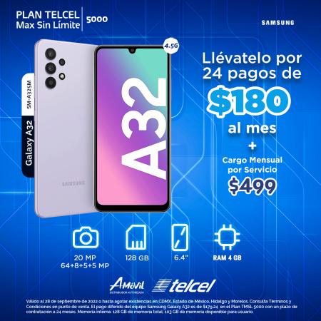 Ofertas de Electrónica y Tecnología en San Luis Potosí | Ofertas Increíbles de Telcel | 21/9/2022 - 30/9/2022