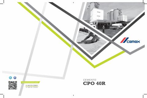 Catálogo Cemex en Monterrey | CPO40R | 7/4/2022 - 6/7/2022