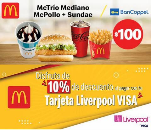 Ofertas de Restaurantes en Cuauhtémoc (CDMX) | Ofertas Increíbles! de McDonald's | 19/9/2022 - 30/9/2022