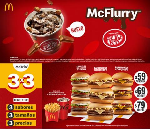 Ofertas de Restaurantes | Ofertas Increíbles! de McDonald's | 2/11/2022 - 30/11/2022