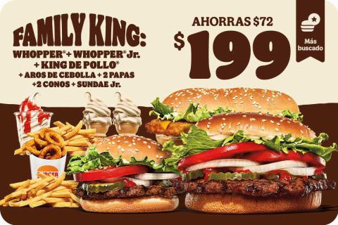 Ofertas de Restaurantes en Torreón | Ofertas Increíbles! de Burger King | 20/6/2022 - 3/7/2022