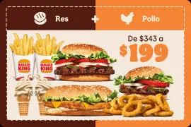Ofertas de Restaurantes en Texcoco de Mora | Ofertas Increibles  de Burger King | 15/5/2023 - 5/6/2023