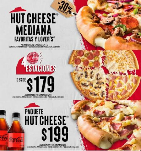 Ofertas de Restaurantes en Cuauhtémoc (CDMX) | Grandes ofertas de Pizza Hut | 2/5/2022 - 17/5/2022