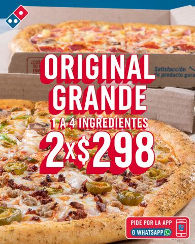 Ofertas de Restaurantes en Villahermosa | Ofertas Increíbles de Domino's Pizza | 1/6/2022 - 26/6/2022