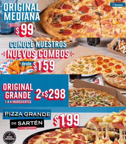 Ofertas de Restaurantes en Mexicali | Imperdibles Domino´s de Domino's Pizza | 18/7/2022 - 15/8/2022