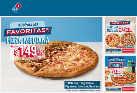 Ofertas de Restaurantes en Iztacalco | Ofertas Increíbles! de Domino's Pizza | 1/12/2022 - 15/12/2022