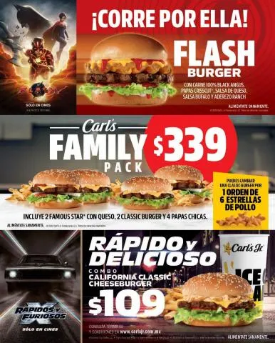 Catálogo Carl's Jr | Ofertas Increíbles! | 30/5/2023 - 15/6/2023