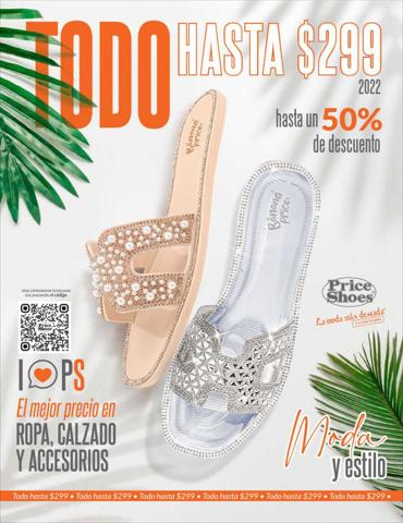 Ofertas de Ropa, Zapatos y Accesorios en Iztacalco | Hasta 299 de Price Shoes | 16/6/2022 - 15/7/2022