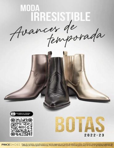 Catálogo Price Shoes en Ciudad de México | AVANCES | BOTAS | 22-23 | 1E | 1A | 18/7/2022 - 30/9/2022