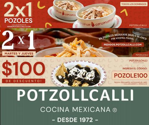 Ofertas de Restaurantes en Ciudad López Mateos | Promos imperdibles Potzollcalli de Potzollcalli | 2/6/2022 - 30/6/2022