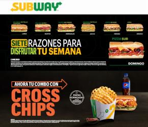 Ofertas de Restaurantes en el catálogo de Subway ( 4 días más)