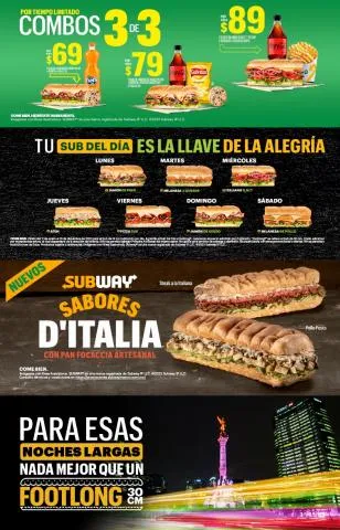 Catálogo Subway en Ciudad Cuauhtémoc (Chihuahua) | Ofertas Increíbles! | 11/5/2023 - 4/6/2023