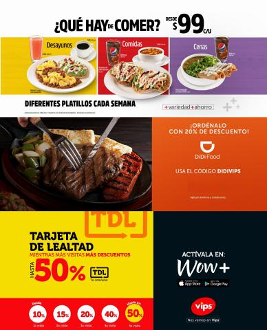 Ofertas de Restaurantes en Cancún | Grandes ofertas de Vips | 2/5/2022 - 15/5/2022