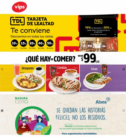 Ofertas de Restaurantes en Villahermosa | Ofertas Increíbles! de Vips | 18/9/2022 - 30/9/2022
