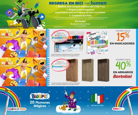 Ofertas de Librerías y Papelerías en Morelia | Ofertas Increíbles de Lumen | 17/8/2022 - 31/8/2022