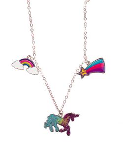 Oferta de Collar Unicornio Arcoíris por $99 en Onix