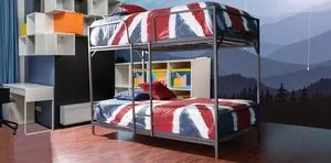 Oferta de Litera Cross Hanna Individual-Individual por $3492 en Muebles Dico