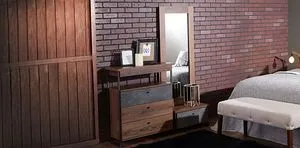 Oferta de Cómoda con Espejo Barret por $8198 en Muebles Dico